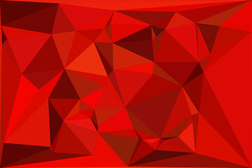 Polygonal mosaic with gradient color abstract geometric background. Low Poly background design. Technology low Poly background. Modern and trendy abstract geometric background in a low poly style.