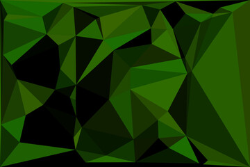 Polygonal mosaic with gradient color abstract geometric background. Low Poly background design. Technology low Poly background. Modern and trendy abstract geometric background in a low poly style.