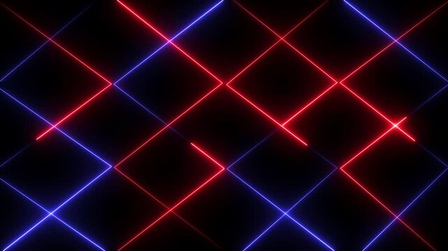 Abstract neon line icon features sleek, glowing lines in vibrant colors like often with a slight glow effect, creating a modern, illuminated, eon glowing line icon