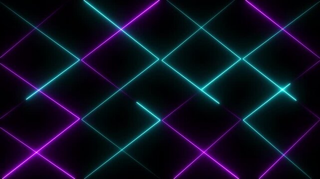 Abstract neon line icon features sleek, glowing lines in vibrant colors like often with a slight glow effect, creating a modern, illuminated, eon glowing line icon