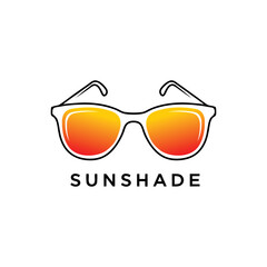 Sunshade Sunglasses Logo: Summer Eyewear & Fashion Brand Identity