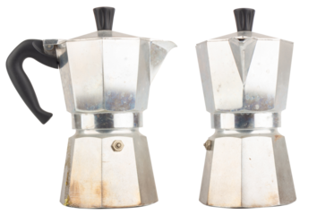 Coffee Maker on White Background