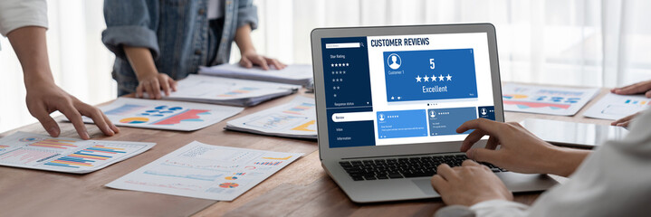 Customer experience and review analysis by brisk computer software for corporate business