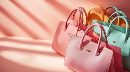 Colorful handbags 