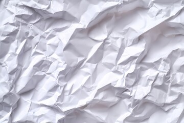 white crumpled paper note