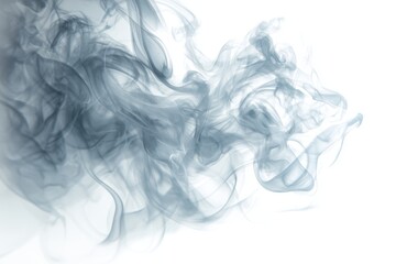 White smoke isolated on white