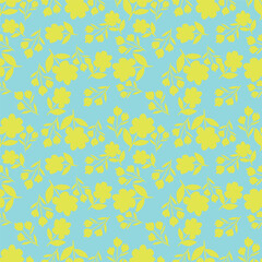 seamless pattern with flowers