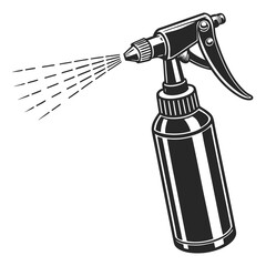 vector illustration of a spray bottle