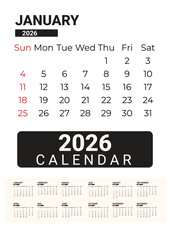 2026 calendar yearly schedule planner template for organizing and productivity