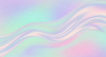 Obraz premium This captivating image showcases a mesmerizing blend of pastel hues, creating a dreamy and ethereal atmosphere with gentle waves of color that evoke a sense of tranquility and wonder
