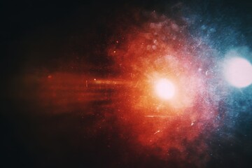 retro film light leak overlay effect with scratch dust and light leaks, retro grain noisy film distressed texture light leak flare on black background