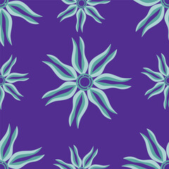 seamless pattern with flowers