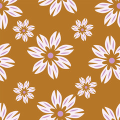 seamless pattern with flowers