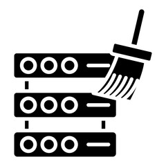 Data Cleaning Vector Icon