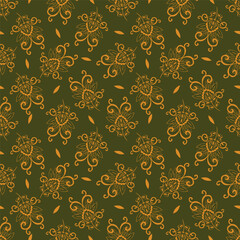 seamless pattern with flowers