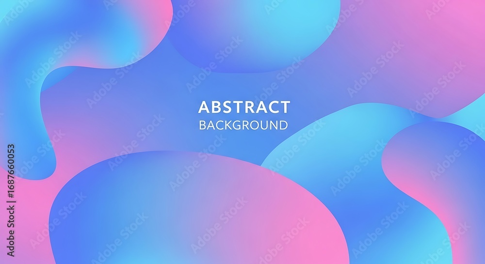 Poster abstract background with vibrant gradient colors, creating a fluid and dynamic composition that evok