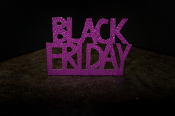 Dark, sparkly sign 