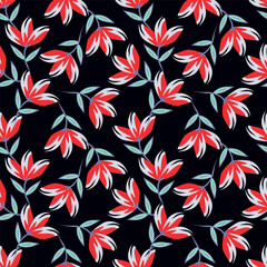 seamless pattern with flowers