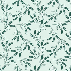 seamless pattern with flowers