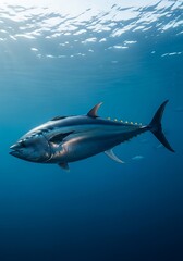 Fototapeta premium Tuna Fish Underwater Image.