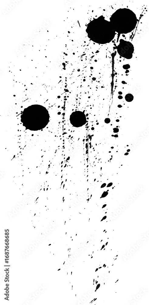 Poster ink blot textures for creative design, adding artistic depth and visual interest to projects, modern