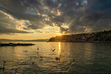 Sunset on Lake Ohrid