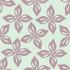 Seamless watercolor floral pattern design