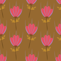 seamless pattern with flowers