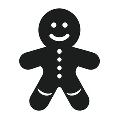 gingerbread man isolated