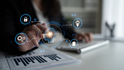 AI security and data ecosystem integrate ai, data, and security into one connected system for automation, protection, and efficient digital processes Latch