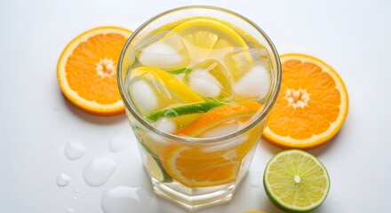 Fresh Citrus Water with Ice