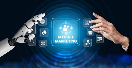 AI assists affiliate marketing with smart link tracking, commission automation, and performance insights for revenue growth. Artificial intelligence spline