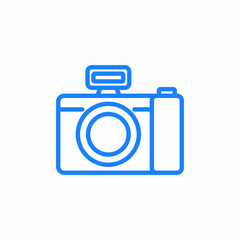 camera digital camera icon sign vector