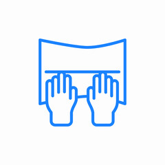 massage therapy icon sign vector