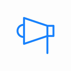 Fototapeta premium megaphone loudspeaker icon sign vector