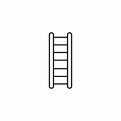 simple utility ladder icon sign vector