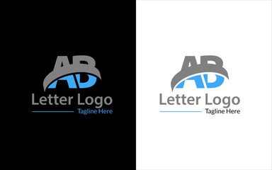 Letter based logo design vector illustration