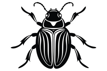 beetle vector icon