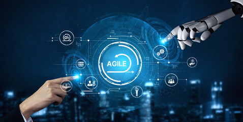 AI enhances agile projects with smart planning tools, virtual collaboration, and intelligent sprint optimization for continuous improvement. Artificial intelligence spline