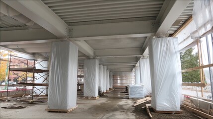 Interior construction building framework