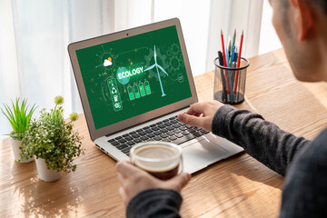 Computer Software Leading the Way in Green Business strategy and Sustainability, promoting...