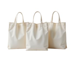 Minimalist Canvas Tote Bags Displayed in a Stylish Arrangement