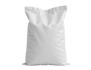 Blank White Packaging Bag for Food or Product Display Mockup