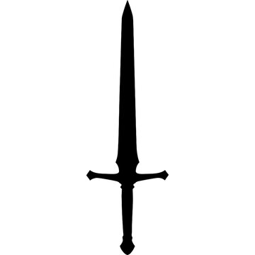 Black silhouette of a greatsword