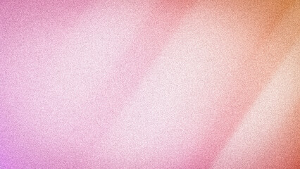 A beautiful 4K abstract background with a soft grainy texture, featuring an elegant gradient of pink, orange, and purple hues