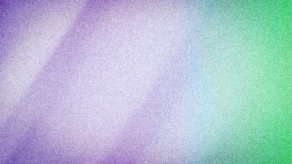 A beautiful 4K abstract gradient background with a soft grainy texture, featuring an elegant blend of purple, white, and green