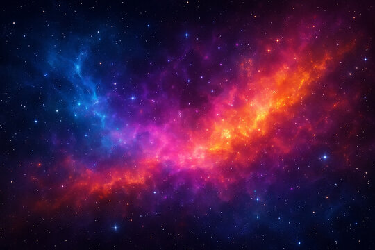 Colorful space bacground
