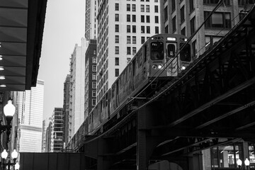 Train in Chicago, Illinois