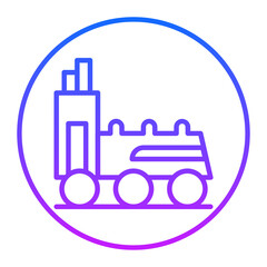 Locomotive Vector Icons