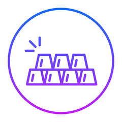 Ingots Vector Icons